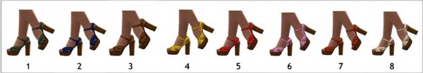  Sims 4 Sue: Madlen`s Arles shoes