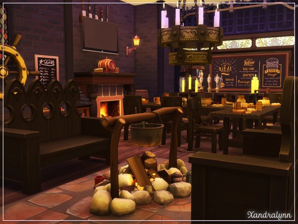  The Sims Resource: Twin Barrels Tavern by Xandralynn