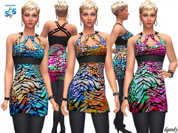  The Sims Resource: Dress 20200106 by dgandy