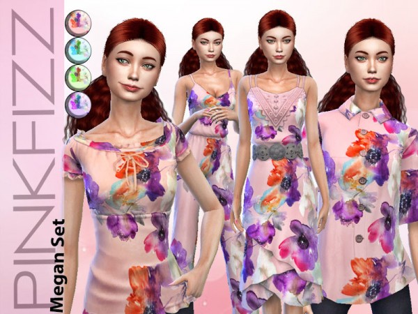  The Sims Resource: Megan Set by Pinkfizzzzz