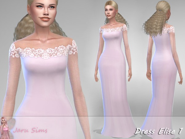  The Sims Resource: Dress Elise 1 by Jaru Sims