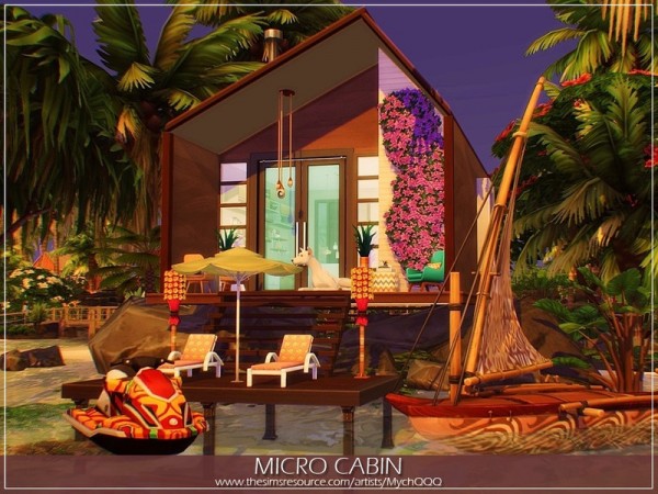  The Sims Resource: Micro Cabin by MychQQQ