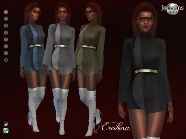  The Sims Resource: Ereikina dress by jomsims
