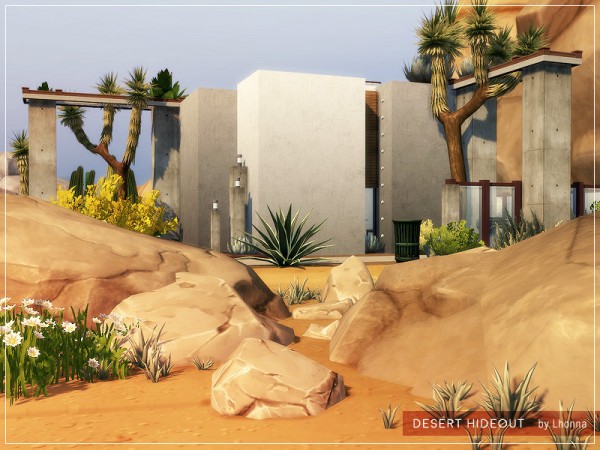  The Sims Resource: Desert Hideout House by Lhonna