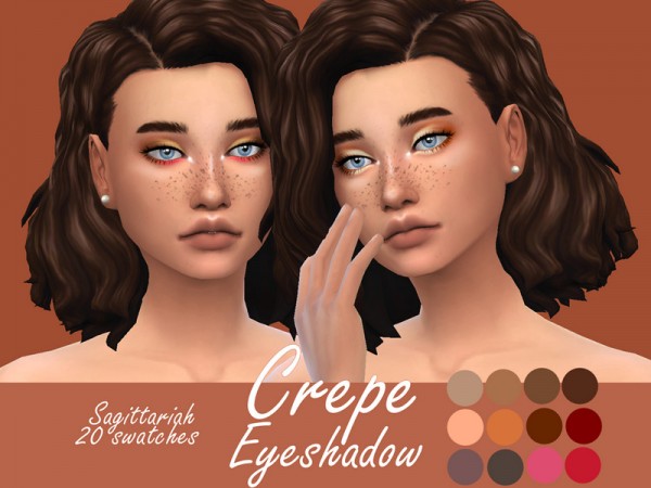  The Sims Resource: Crepe Eyeshadow by Sagittariah