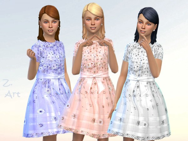  The Sims Resource: GirlZ. Dress 22 by Zuckerschnute20