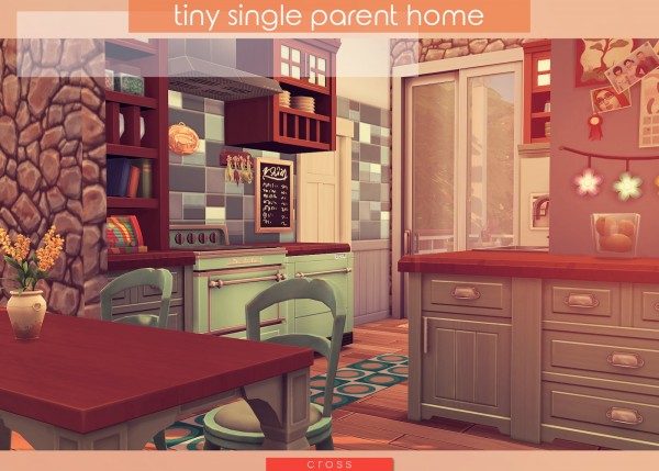  Cross Design: Tiny Single Parent Home