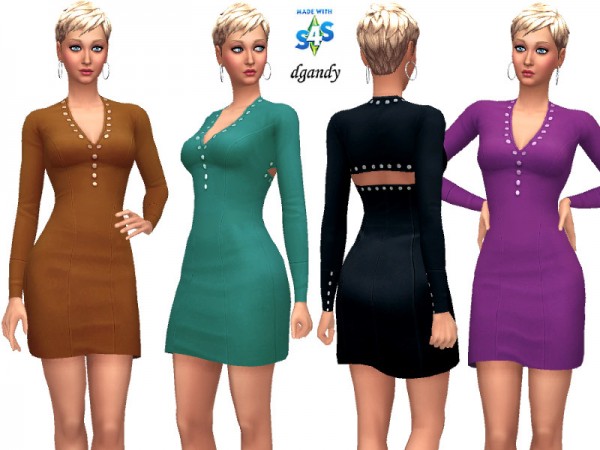  The Sims Resource: Dress 20200117 by dgandy