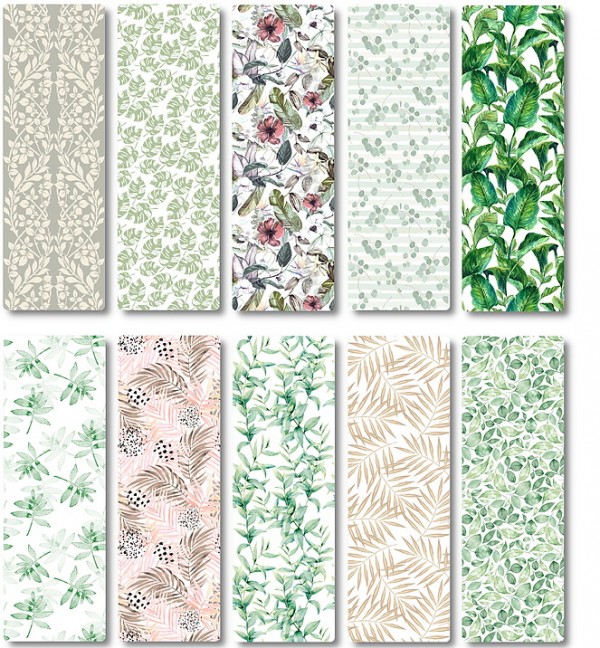  Blooming Rosy: Botanical Wallpaper Collection