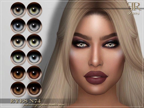  The Sims Resource: Eyes N74 by FashionRoyaltySims