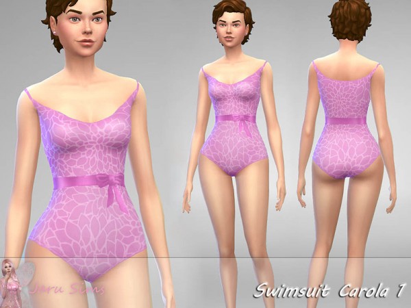  The Sims Resource: Swimsuit Carola 1 by Jaru Sims