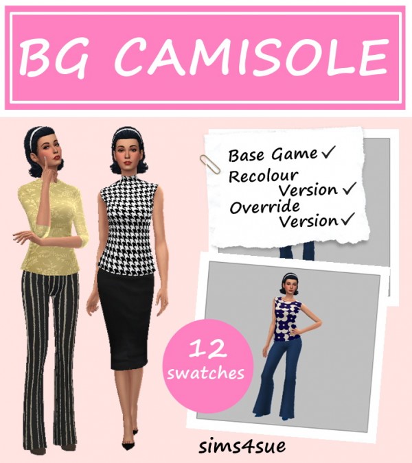  Sims 4 Sue: Camisole