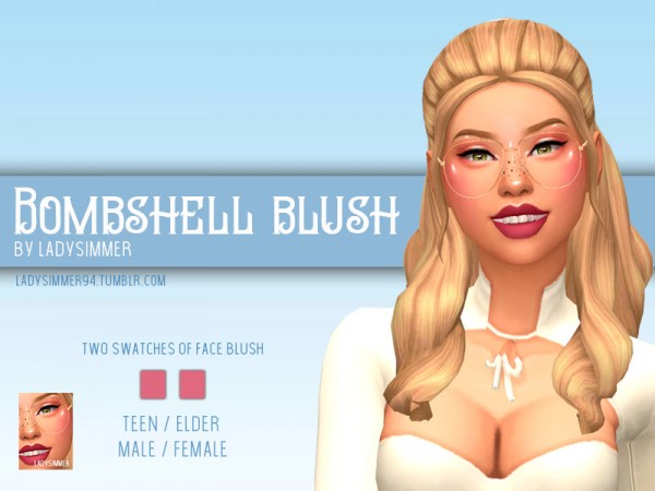  The Sims Resource: Bombshell Blush by LadySimmer94