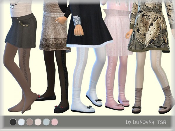  The Sims Resource: Tights Stripes by bukovka