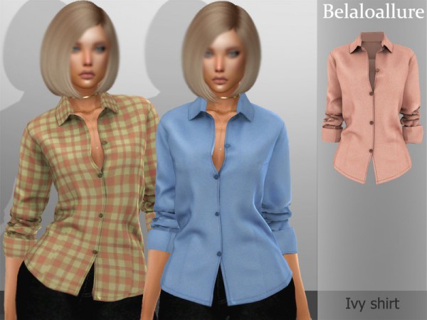  The Sims Resource: Ivy shirt by belal1997