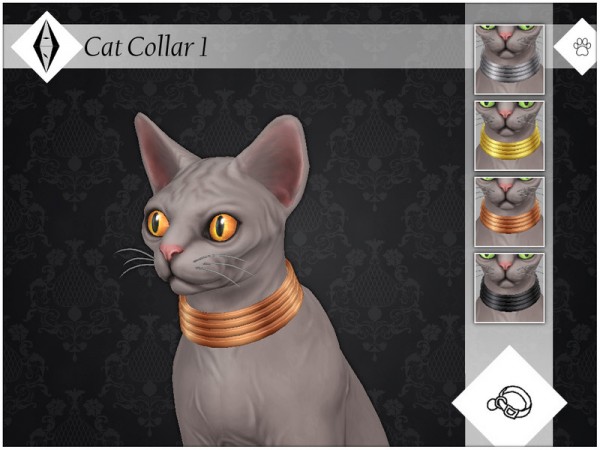  The Sims Resource: Cat Collar 1 by AleNikSimmer