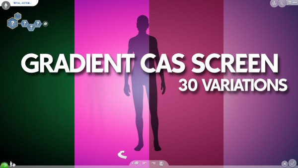  Mod The Sims: Gradient CAS Screen by Ahinana