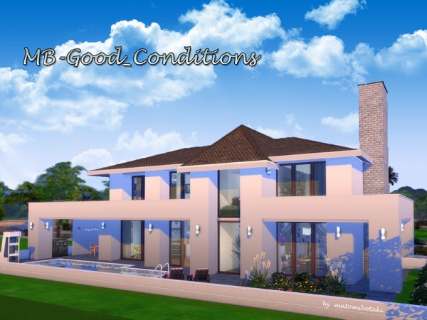  The Sims Resource: Good Conditions House by matomibotaki