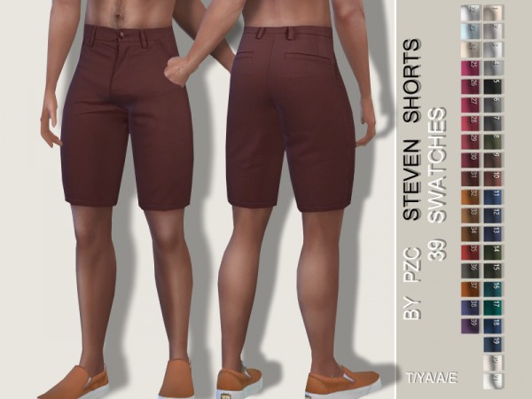  The Sims Resource: Steven Shorts by Pinkzombiecupcakes