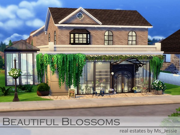  The Sims Resource: Beautiful Blossoms House by Ms Jessie