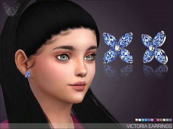  Giulietta Sims: Victoria Stud earrings for kids