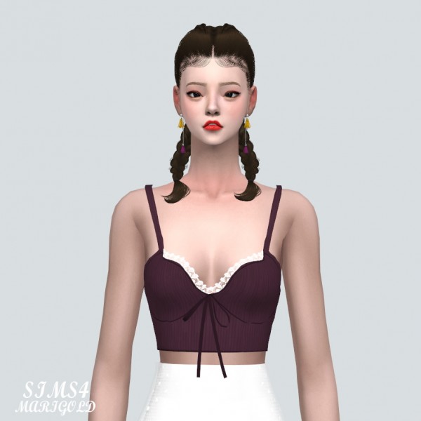  SIMS4 Marigold: Ribbon Lace Bustier