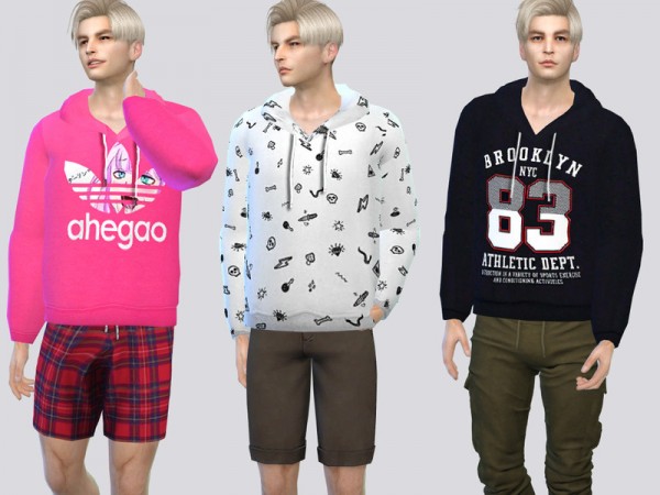  The Sims Resource: POP Hoodies by McLayneSims