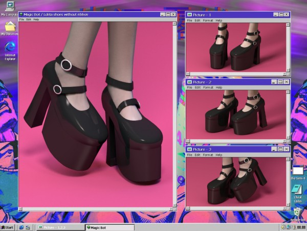  Magic Bot: Lolita Shoes Without Ribbon