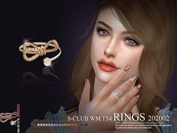  The Sims Resource: Rings 202002 by S Club