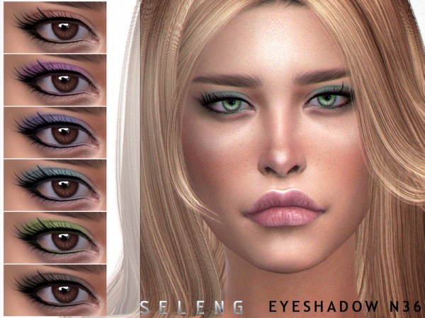  The Sims Resource: Eyeshadow N36 by Seleng