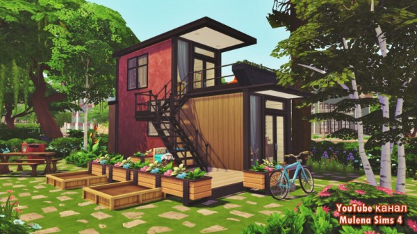  Sims 3 by Mulena: Industrial Micro House
