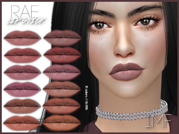  The Sims Resource: Rae Lipstick N.244 by IzzieMcFire