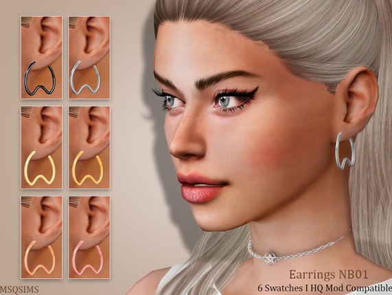  MSQ Sims: Earrings NB 01