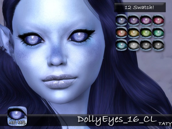  The Sims Resource: Dolly Eyes 16 by Taty