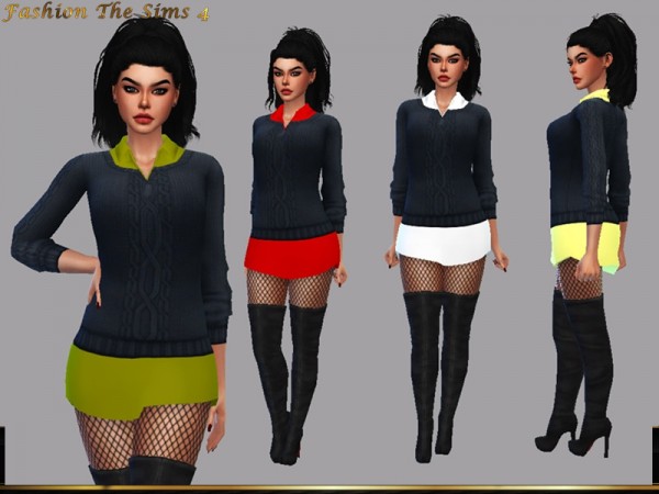  The Sims Resource: Fashion style Carol by LYLLYAN