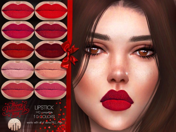  The Sims Resource: Lipstick BM21 by busra tr