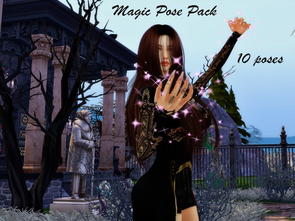  The Sims Resource: Magic Pose Pack by Vane