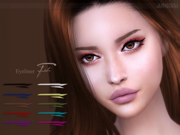  The Sims Resource: Eyeliner Fish by ANGISSI