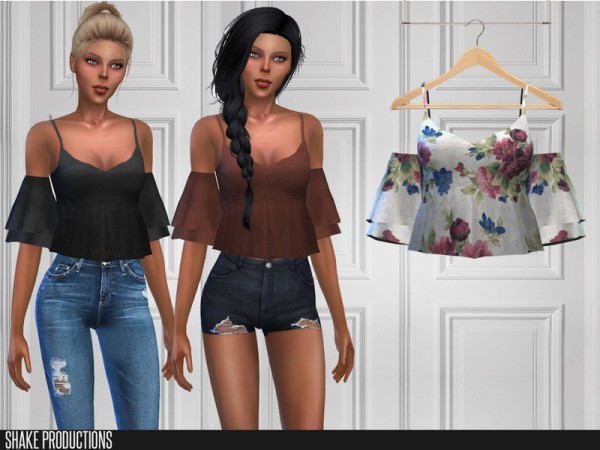  The Sims Resource: 382   Blouse by ShakeProductions