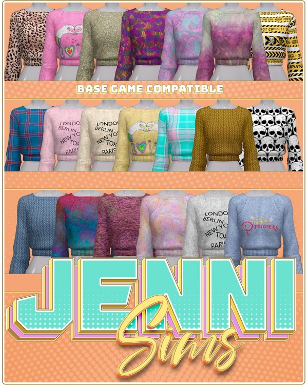  Jenni Sims: Top sweater