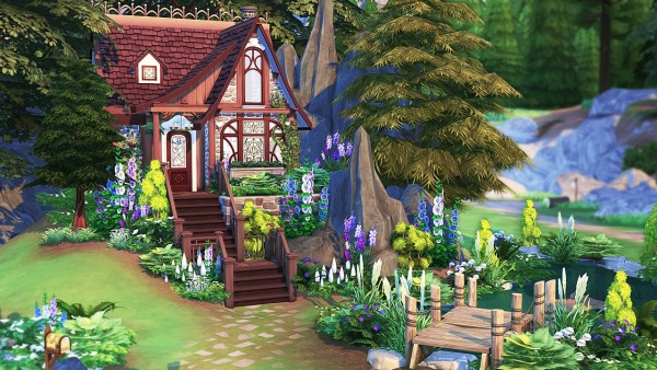 Aveline Sims: Tiny Hidden Witch Cotage