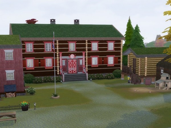  KyriaTs Sims 4 World: The Blacksmiths house