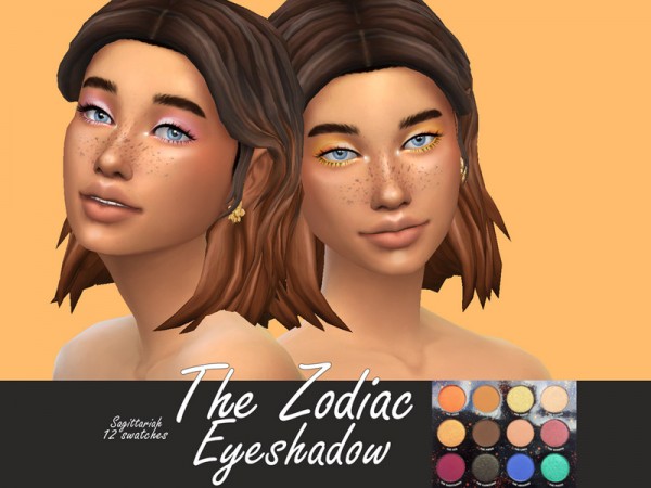  The Sims Resource: Colourpop The Zodiac Eyeshadow by Sagittariah
