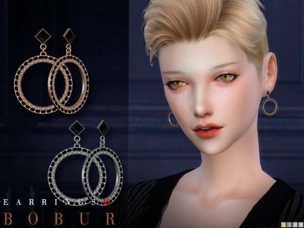  The Sims Resource: Earrings 10 by Bobur
