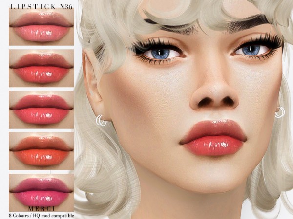  The Sims Resource: Lipstick N36 by Merci