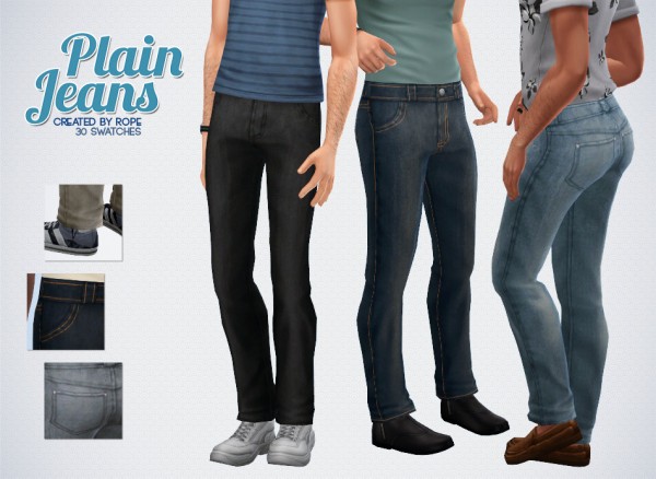  Simsontherope: Plain Jeans