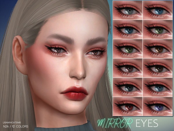  The Sims Resource: Mirror Eyes N24 by Lisaminicatsims