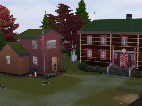  KyriaTs Sims 4 World: The Blacksmiths house