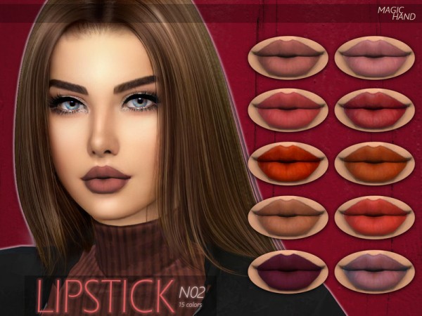  The Sims Resource: Lipstick N02 by MagicHand