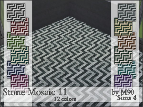  The Sims Resource: Stone Mosaic 11 by Mircia90